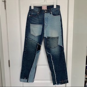 Women’s 27 REVICE Matchmaker / Love At First Sight High Rise Reconstructed Jeans